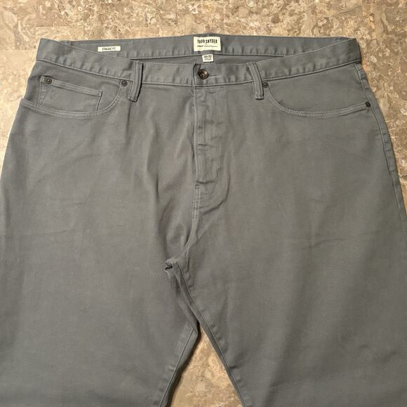 Todd Snyder Pants Mens 38x32 (Fits 40x27) Grey 5 Pocket Chino Stretch - Picture 1 of 12